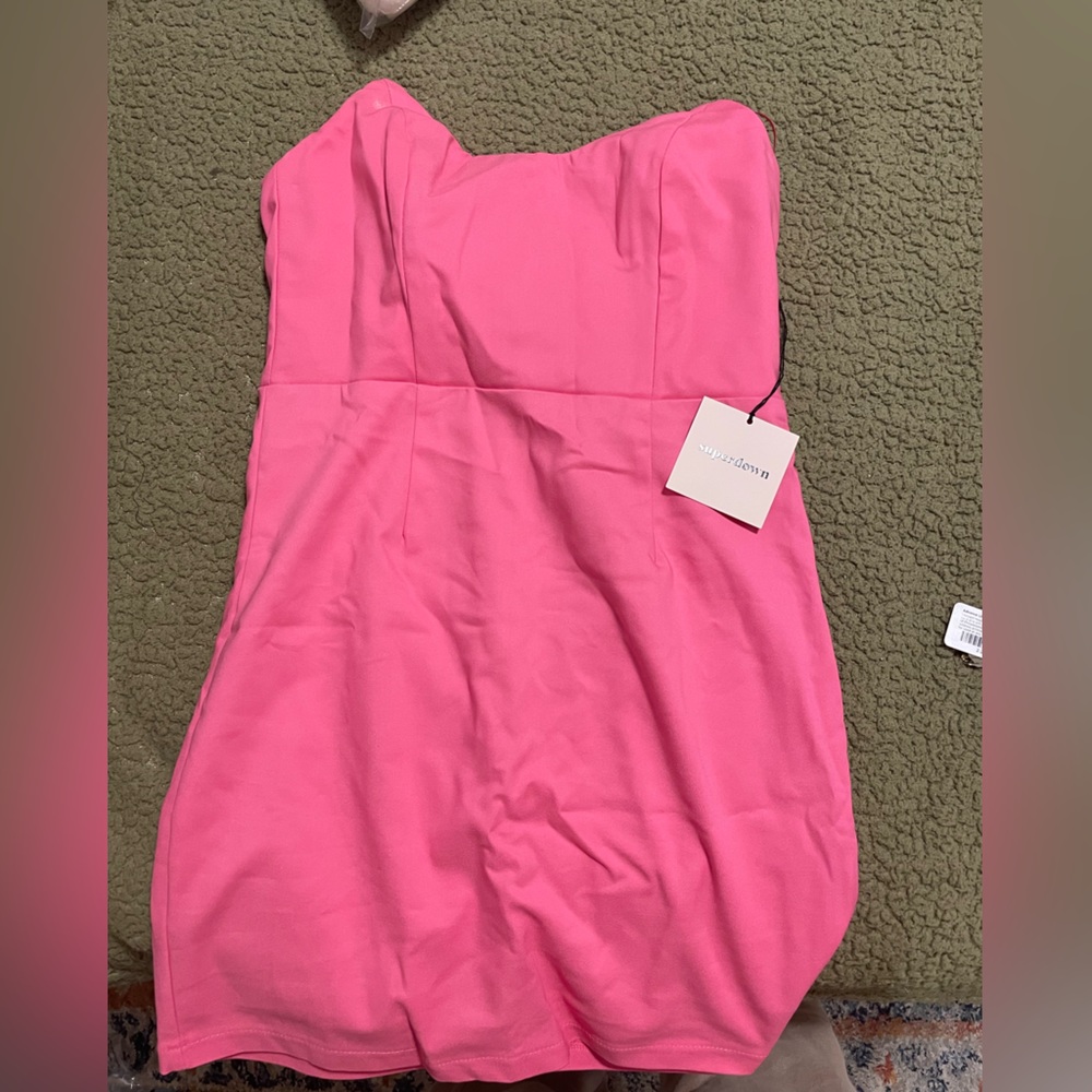 REVOLVE Stevie Sweetheart Mini Dress in Pink - Picture 2 of 3